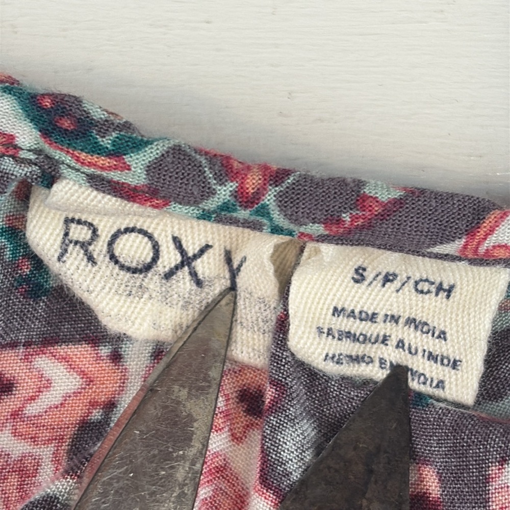 Roxy Blouse Womens Small Geometric - Picture 4 of 7